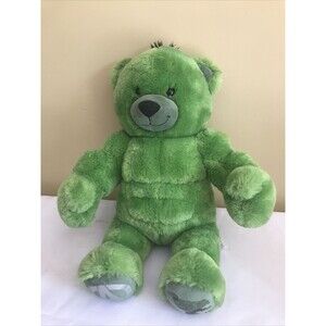Build A Bear Workshop BABW Avengers Teddy Bear Hulk Green Marvel‎ Plush